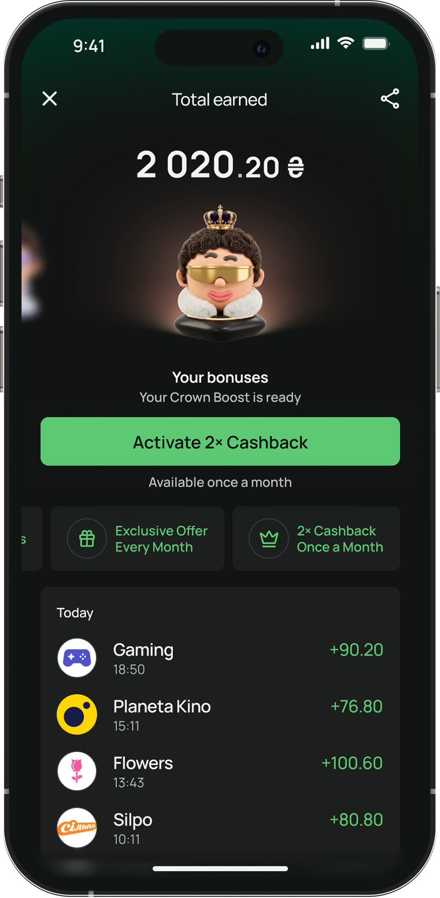 Dark theme highest loyalty level